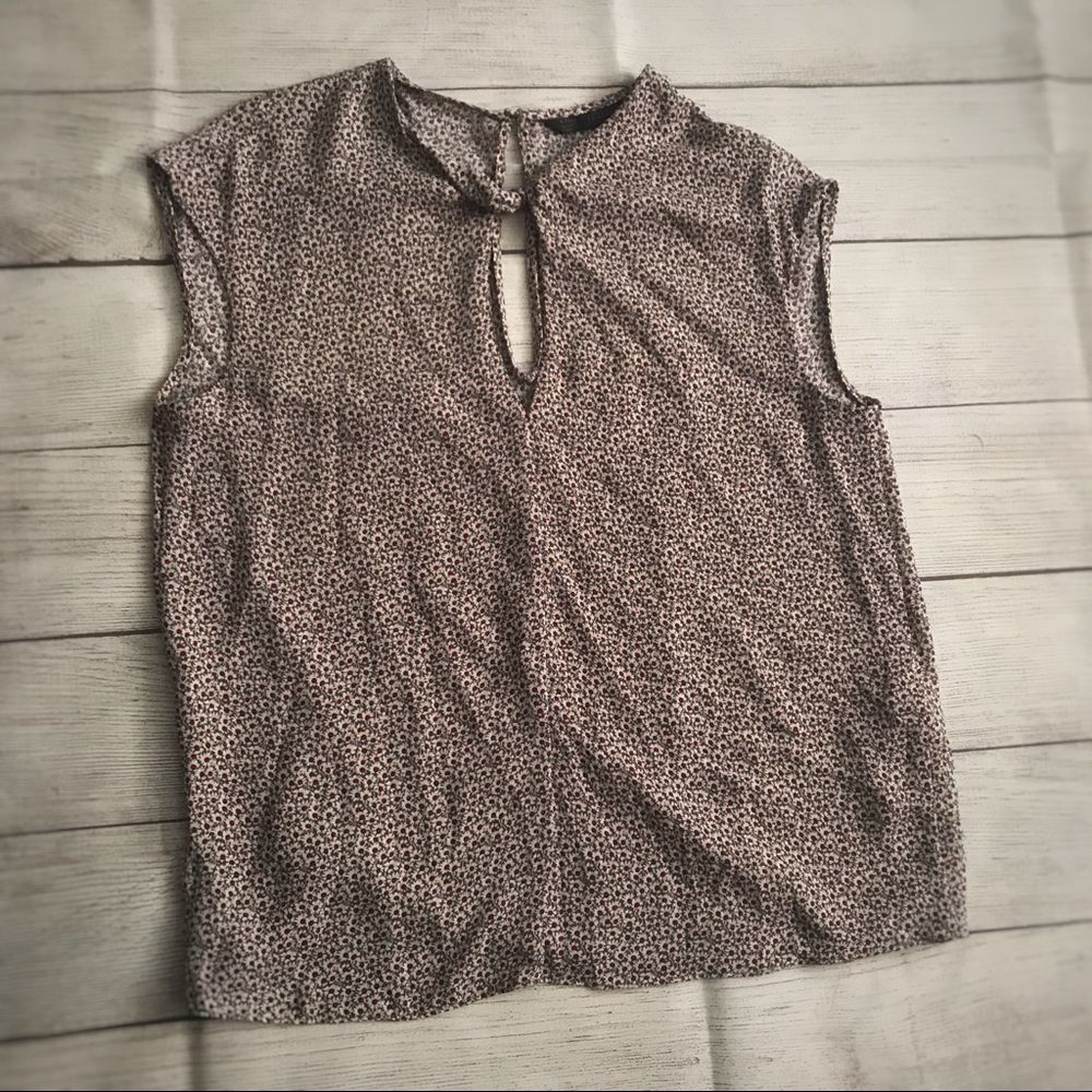 Zara flower blouse